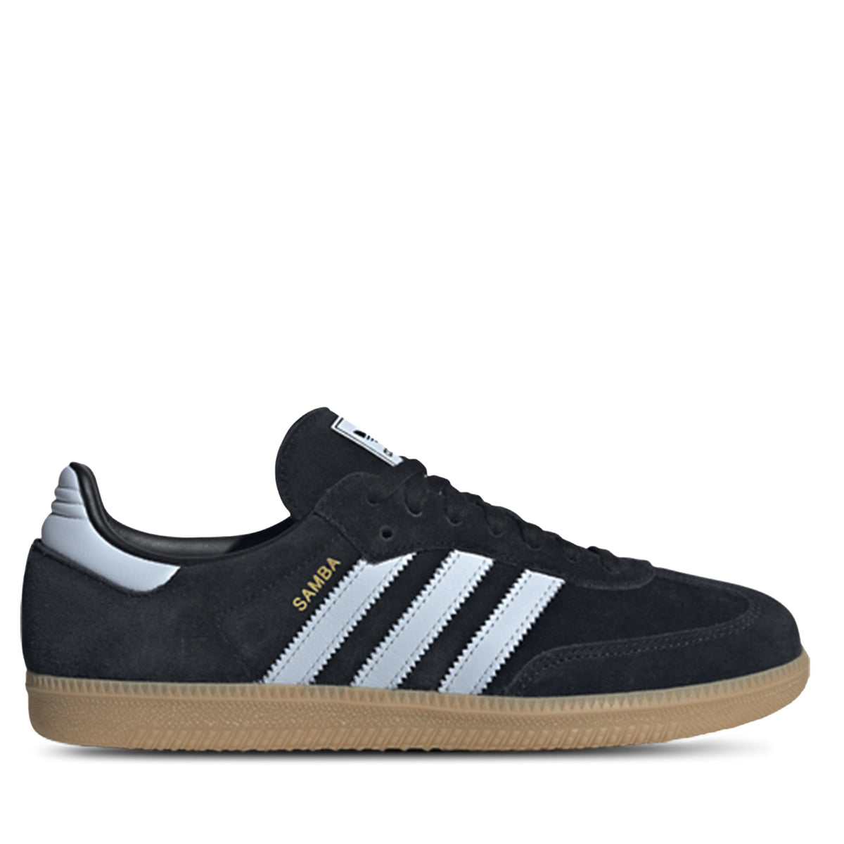 Men's Adidas Samba - Core Black/Crystal Sky