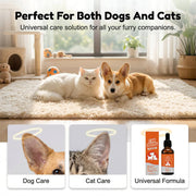 Natural Dog & Cat Ear Drop for Itching & Wax Build-Up