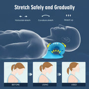Neck Stretcher ,Neck Hump Corrector,Neck and Shoulder Relaxer Cervical Traction Device Pillow