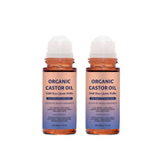 Organic Golden Castor Oil Roll-On with Rose Quartz