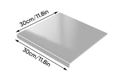 🧂 Premium Stainless Steel Cutting Board