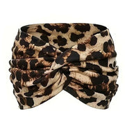 Printed cross yoga headband