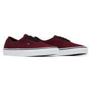 Vans Mens Burgundy Authentic Canvas Shoes, VN000QER5U8
