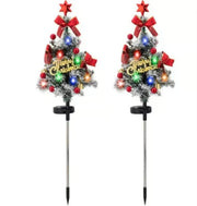 🎄Solar Christmas Tree Stake Lights