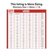 Vans Mens White Authentic Canvas Sneakers, VN000EE3W00